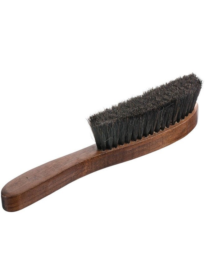 Home-it Hat Brush - Dust Brush - Horse Hair Bristles lint Brush for Clothes, Suits, Cashmere, Wool, Velvet, Good Grip, Walnut Hardwood Handle - Image 2